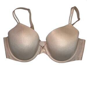 Victoria’s Secret Incredible Perfect Coverage Bra 34D Beige Nude Underwire